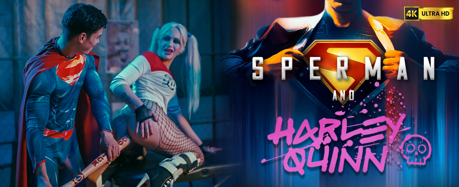 sperman y harley quinn
